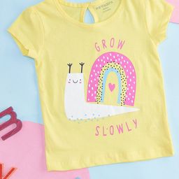 Pantaloons Baby Infant Girls Graphic Printed Casual Cotton T-shirt-image-63