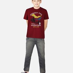 Gini and Jony Boys Red & Yellow Typography Printed T-shirt-picture-17