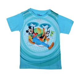 Disney by Wear Your Mind Boys Blue Mickey & Goofy Printed T-shirt-image-36