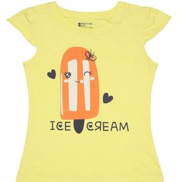 Bodycare Girls Printed Cap Sleeves Cotton T-shirt-image-23