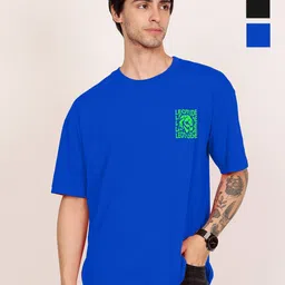 Leotude Men Printed Applique T-shirt-picture-43