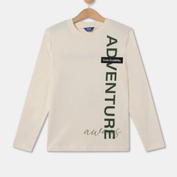 R&B Boys Typography Printed Long Sleeves Cotton T-shirt-picture-2