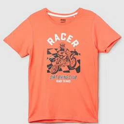 max Boys Graphic Printed Pure Cotton T-shirt-image-79