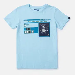 Gini and Jony Boys Graphic Printed Cotton T-shirt-35