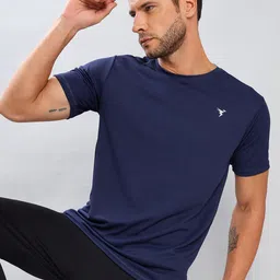 Technosport Antimicrobial Slim Fit Training or Gym T-shirt-image-83