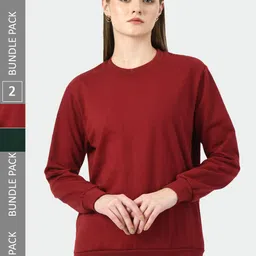 BAESD Pack of 2 Fleece Pullover Sweatshirts-13