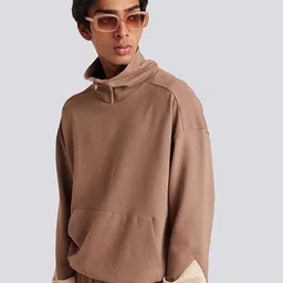 Muvazo High Neck Pullover Sweatshirt-picture-48
