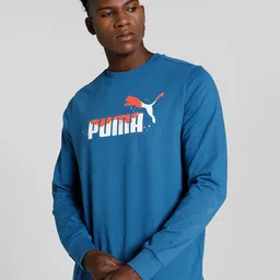Puma Men Stylized Graphic Cotton Crew Sweatshirt-image-23