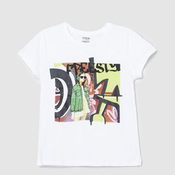 max Girls Graphic Printed Round Neck Pure Cotton T-shirt-image-27