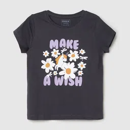 max Girls Floral Printed Pure Cotton T-shirt-image-39