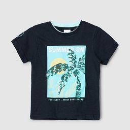 max Boys Graphic Printed Pure Cotton T-shirt-image-65