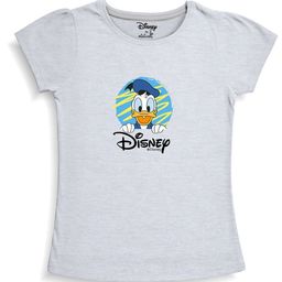 Minicult Girls Donald Duck Printed Cotton T-shirt-image-91