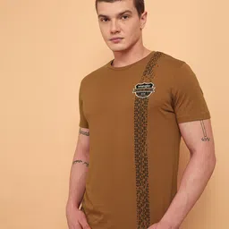 Wrangler Geometric Printed Cotton T-shirt-image-66