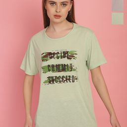 VIMAL JONNEY Women Typography 3 Printed T-shirt-image-63
