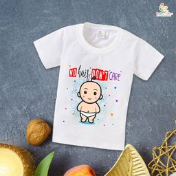 Babywish Kids Humour and Comic Printed Round Neck Cotton T-shirt-image-91