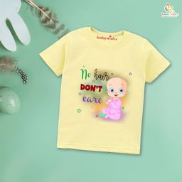 Babywish Kids Humour and Comic Printed Round Neck Cotton T-shirt-image-92