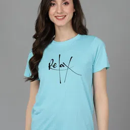 Adyavastram Typography Printed Round Neck Cotton T-shirt-picture-13