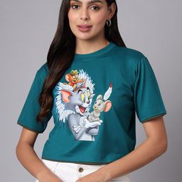 VINISHAA KLOTHING Floral Printed T-shirt-image-15