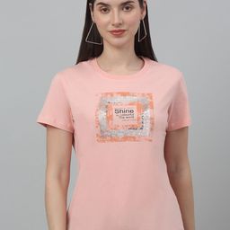 Cantabil Typography Printed T-shirt-image-56