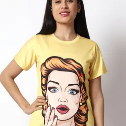 Prettify Women Printed T-shirt-image-24