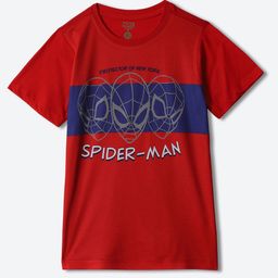 YK Disney Boys Spider Man Printed Round Neck T-shirt-image-43