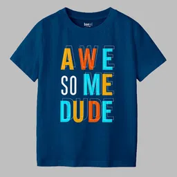 BAESD Boys Typography Printed T-shirt-image-12
