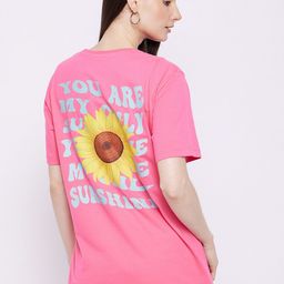 Wear Your Mind Graphic Printed Drop Shoulder Sleeves Oversized Pure Cotton T-shirt-image-80