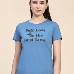 Outflits Typography Printed Round Neck Cotton T-shirt-image-26