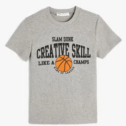 Koton Boys Typography Printed Casual T-shirt-picture-14