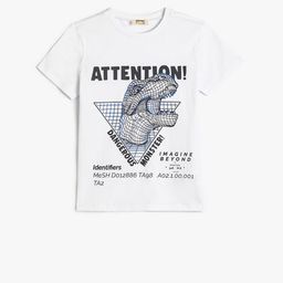 Koton Boys Typography Printed Pure Cotton T-shirt-picture-18