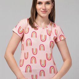 Hive91 Conversational Printed Cotton Relaxed Fit T-shirt-picture-14