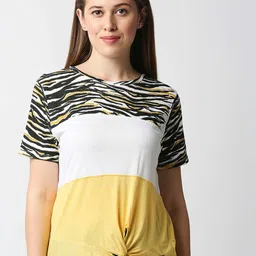 Pepe Jeans Women Multicoloured Printed T-shirt-image-19