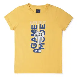Allen Solly Junior Boys Typography Printed Cotton Regular Fit T-shirt-image-58