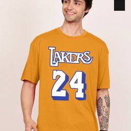 Leotude Men Pack Of 2 Typography Printed Round Neck Cotton Oversized T-shirts-image-49