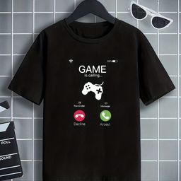 StyleCast Boys Black Graphic Printed Short Sleeves T-shirt-image-104