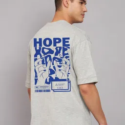 Imsa Moda Men Typography Printed Cotton Oversized T-shirt-image-84