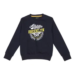 CREMLIN CLOTHING Boys Blue Printed Sweatshirt-image-44
