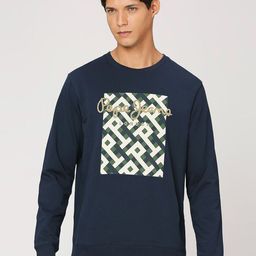 Pepe Jeans Typography Printed Long Sleeves Pure Cotton Pullover-picture-43