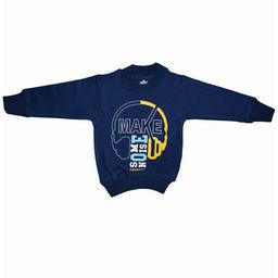 Zoom Minimondo Unisex Kids Navy Blue Printed Sweatshirt-image-71