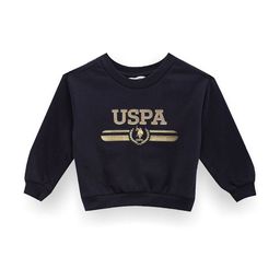 U.S. Polo Assn. Kids Girls Typography Printed Cotton Pullover Sweatshirt-image-50