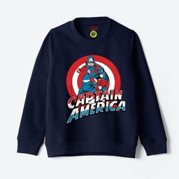 YK Marvel Boys Captain America Printed Cotton Sweatshirt-picture-38