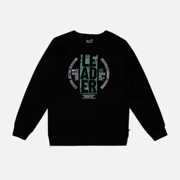 Bodycare Kids Boys Typography Printed Round Neck Pullover Sweatshirt-picture-16