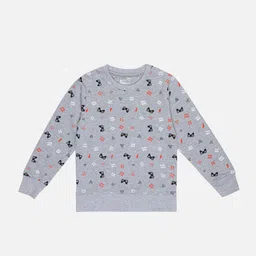Bodycare Kids Boys Round Neck Full Sleeves Cotton Printed Sweatshirt-picture-28