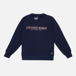 Bodycare Kids Boys Typography Printed Cotton Pullover Sweatshirt-image-62