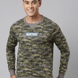 DIXCY SCOTT Camouflage Printed Pullover Sweatshirt-picture-45