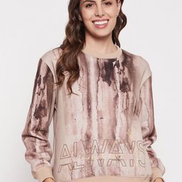 Madame Abstract Printed Pure Cotton Sweatshirt-19