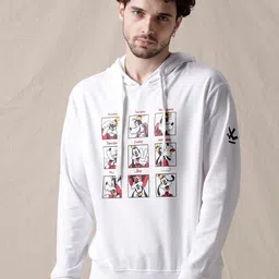 WROGN Printed Hooded Long Sleeves Pullover Sweatshirt-image-99