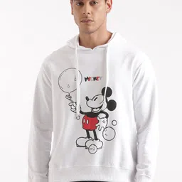 WROGN Printed Acrylic Hooded Pullover Sweatshirt-image-61