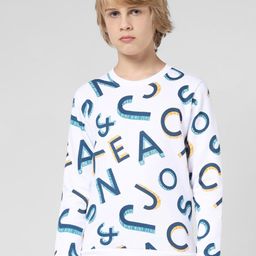 Jack & Jones Junior Boys Typography Printed Pullover-46