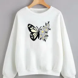 Kotty Women White Printed Sweatshirt-image-37